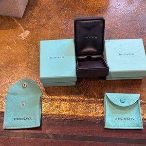 Tiffany & Co. Blue and Black Jewelry Holders